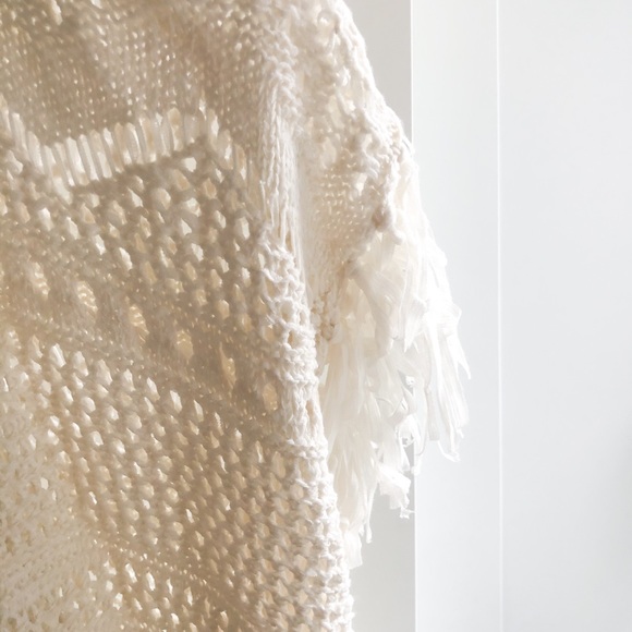 Crochet Fringe Sleeve Cardigan - Picture 3 of 6